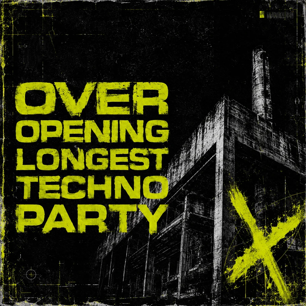 OVER — Opening, Longest Techno Party — Audiodrome Alive Club